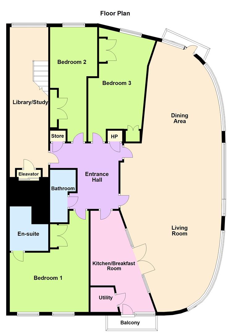 5 The Beeches, Dunstaffnage Hall, St. Brigid's Church Road, Stillorgan/Blackrock FloorPlan 1